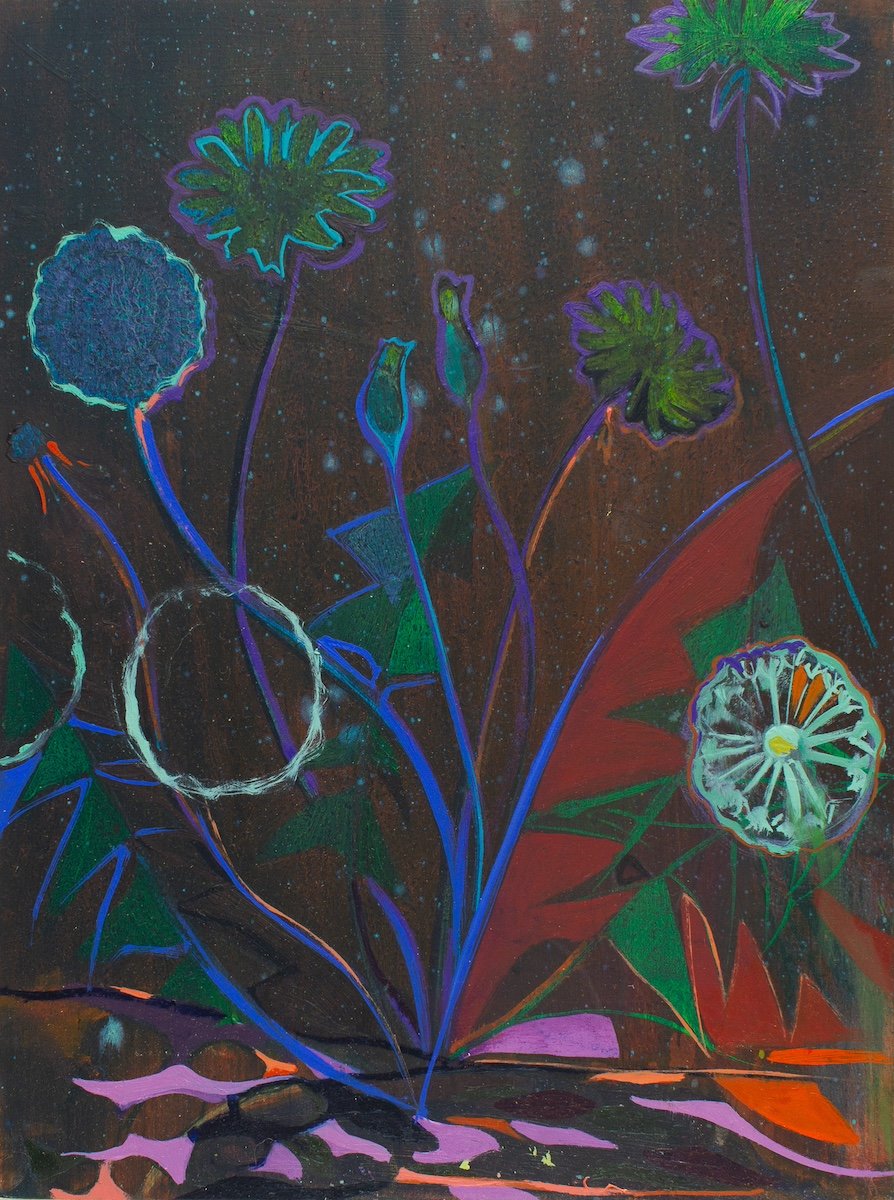 The House Nextdoor, 10x7”, gouache and pencil on paper, 2026