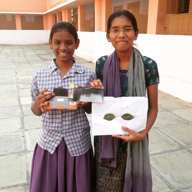 Nearly cried with joy in today’s class. The presentations of the first photograph they ever made were so beautiful and they wouldn’t stop saying how grateful they were to have the opportunity to make a camera and take a photo. Seriously. Happiest tog teacher ever. Here we have team “Excellence” with their #pinholecamera, model and #photograph. 😅😅📷📷 #darkroom #film #photography #Incredibleindia #Indianadventure