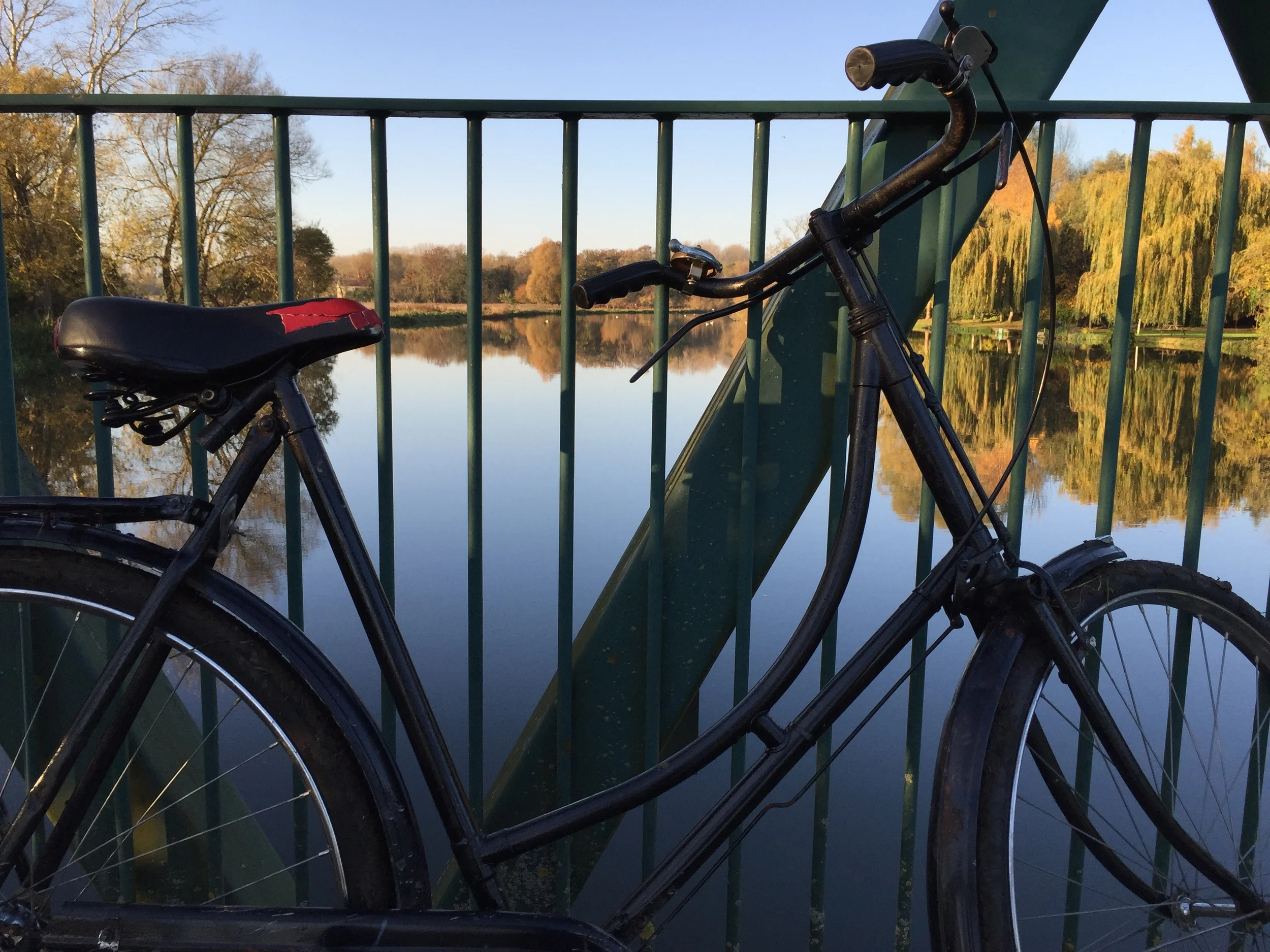 Old bikes make sturdy companions for the unpredictable terrain of river cycling
