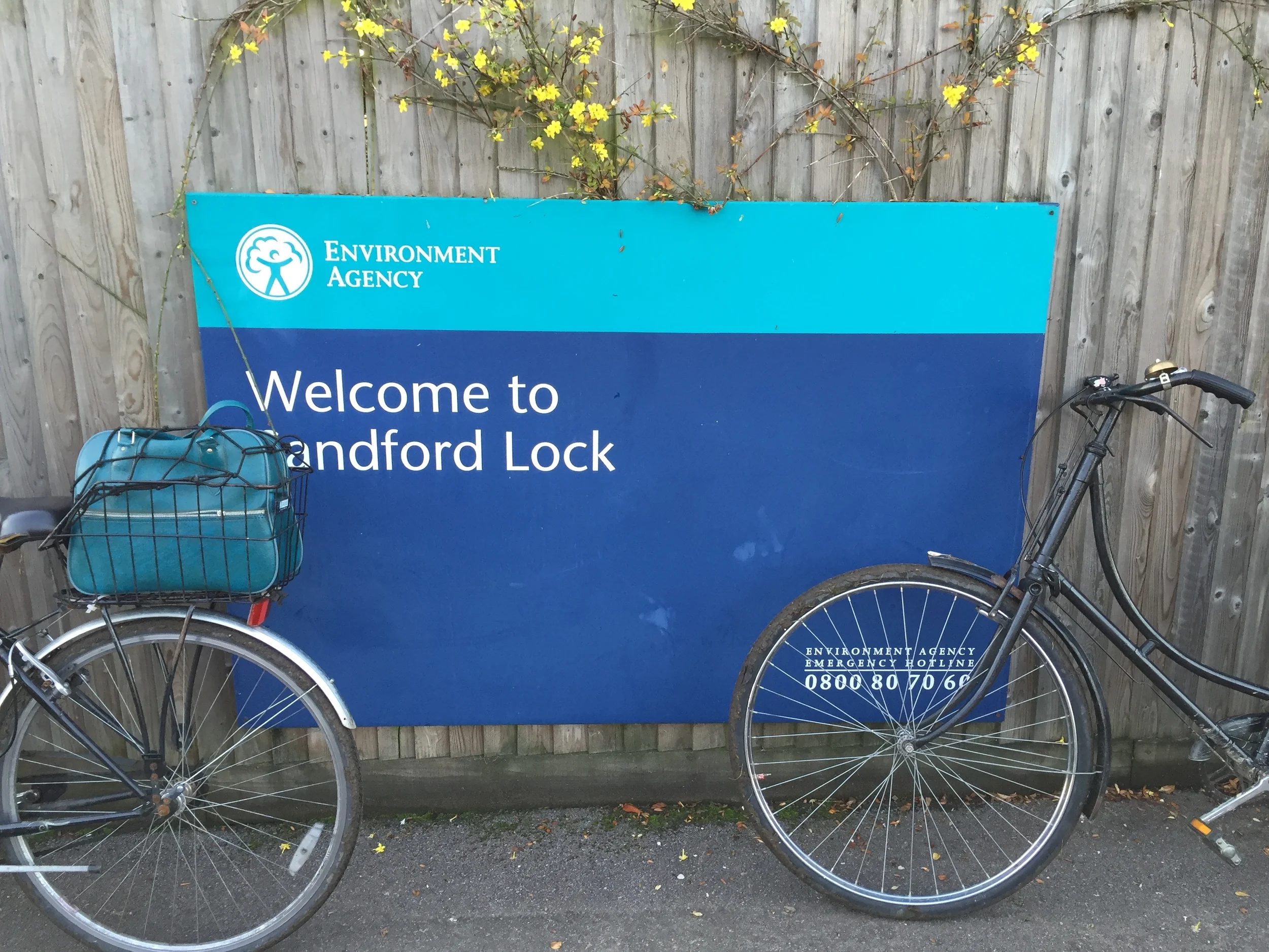 Destination reached - Sandford Lock.
