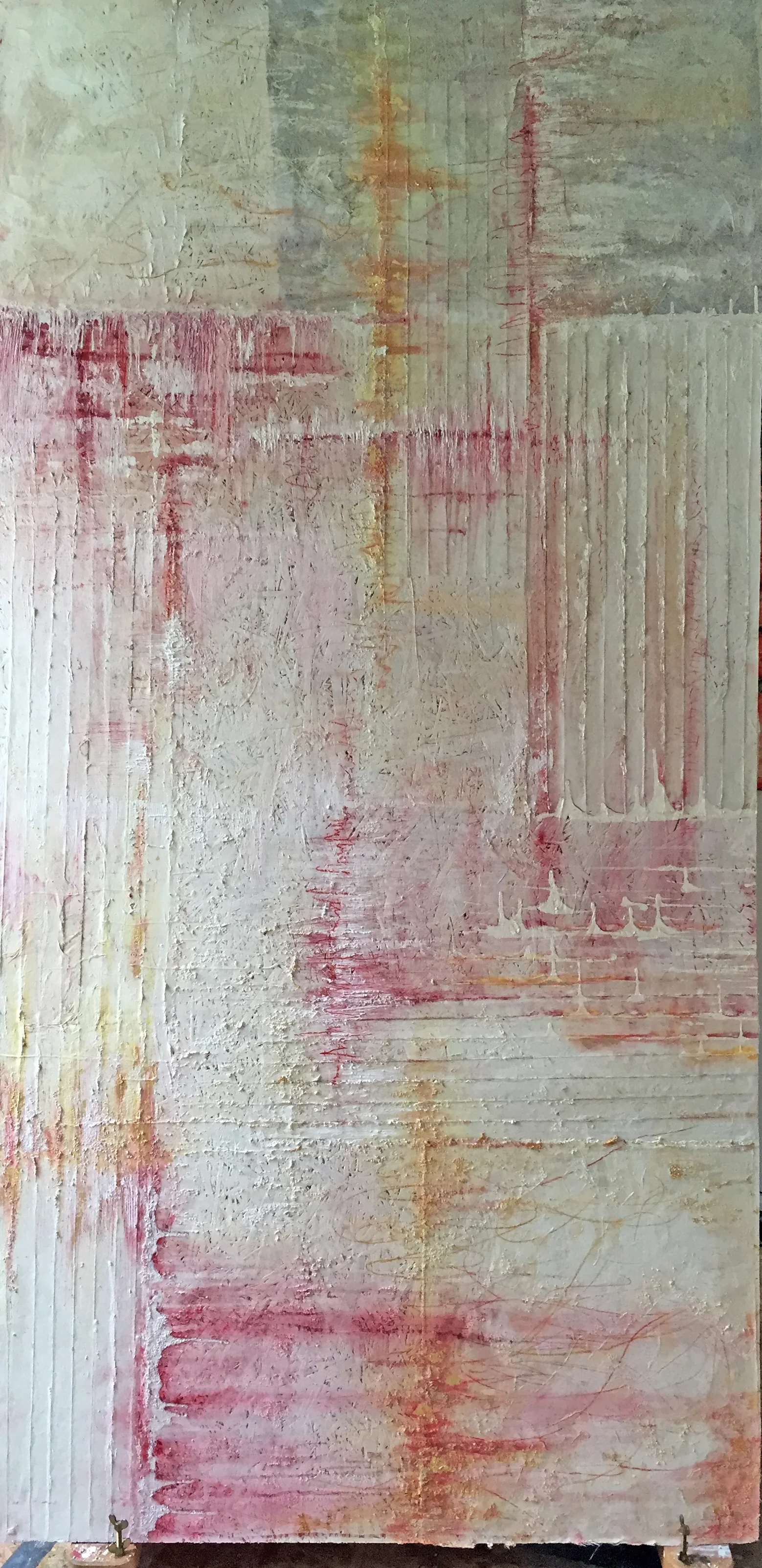 mixed media on chipboard, (1,2 x 2,4 m) ©KAT
