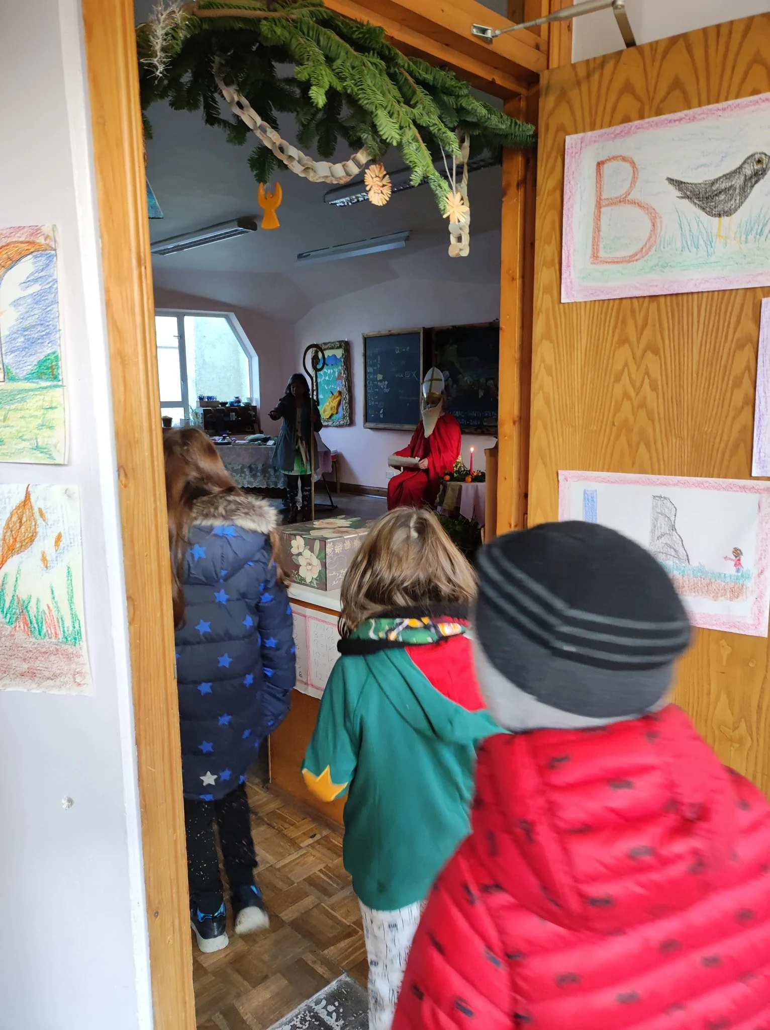 St. Nicholas visits our school