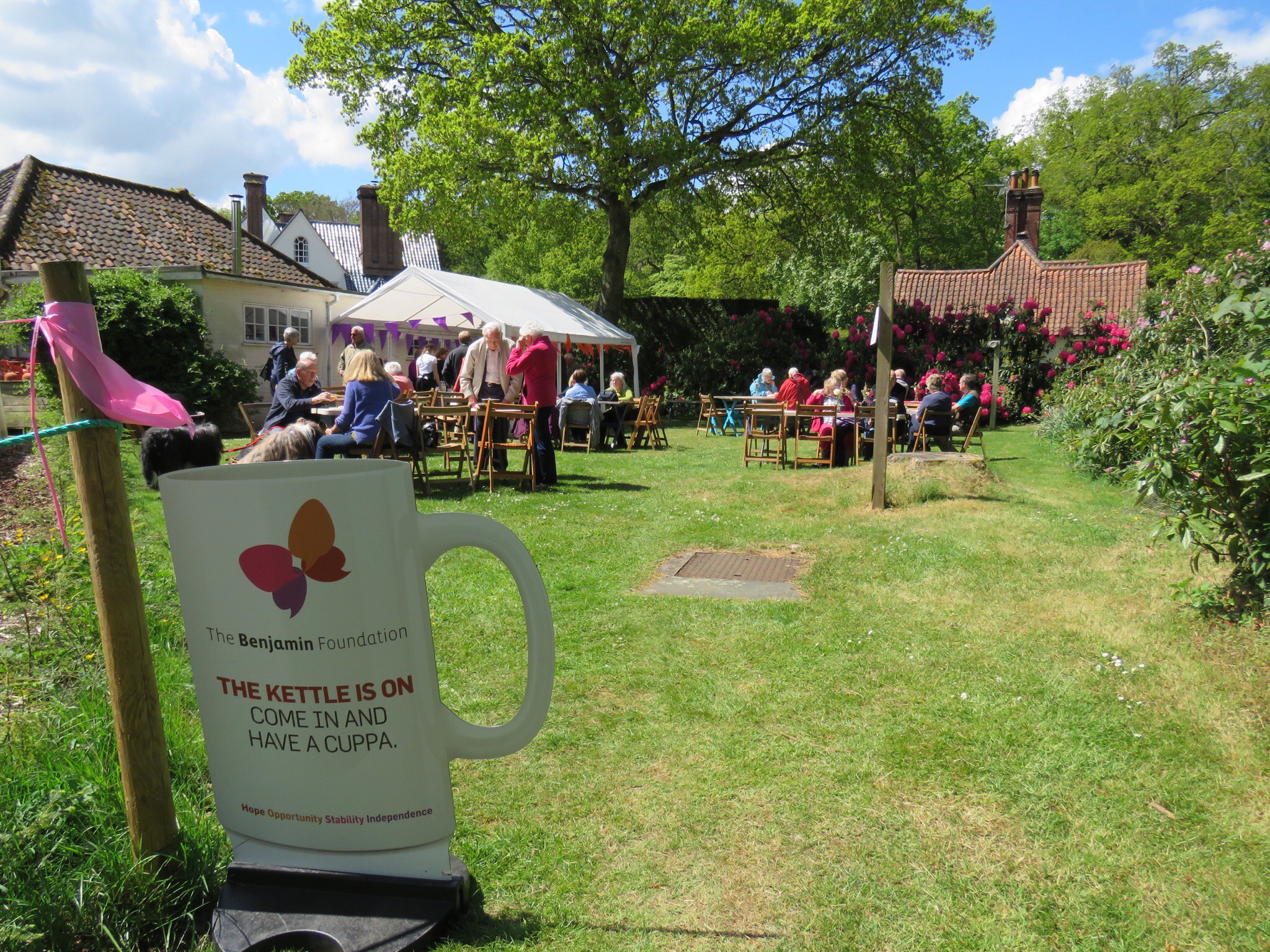Delicious homemade teas provided by The Benjamin Foundation