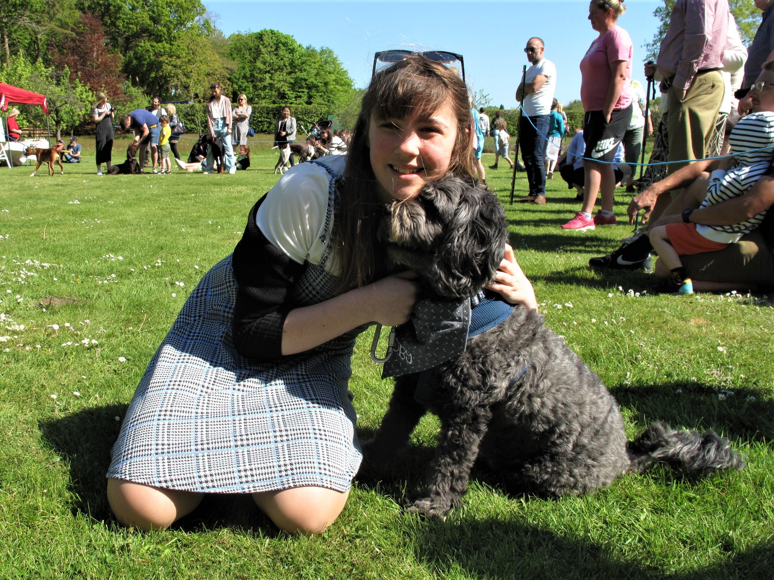 Lilly Jarvis (12) with Scooby, winner of Dog with the Best Trick_credit Stody Lodge Gardens.JPG