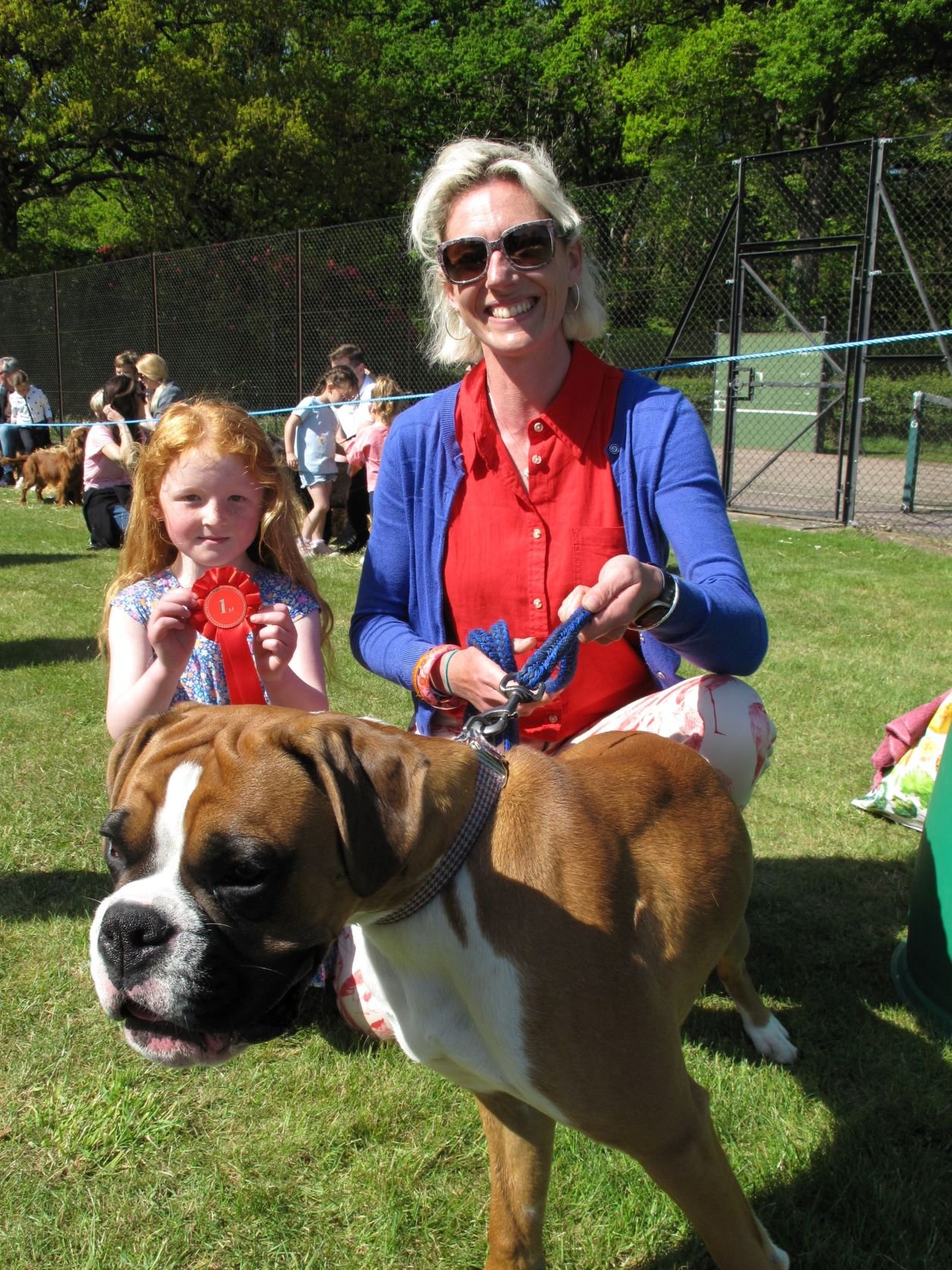 Helen and Florence Hayes with Humphrey, winner of the Most Handsome Dog_credit Stody Lodge Gardens_low res.JPG