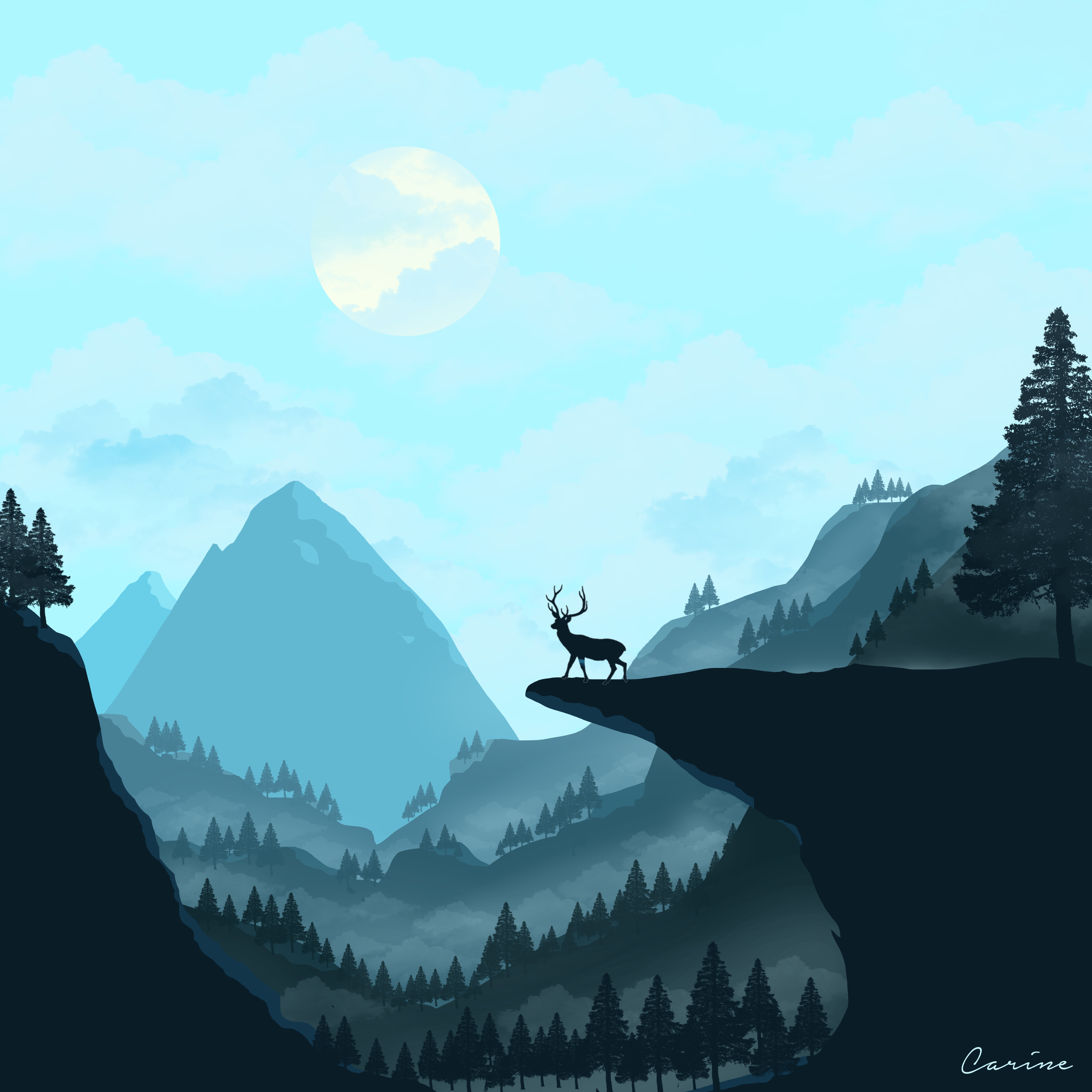 Painted in Adobe Photoshop