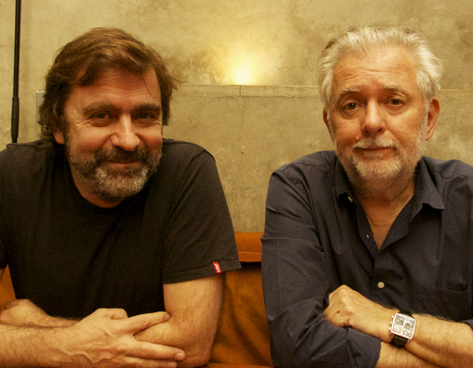 Toni Ricart dining with Duran at Arturito
