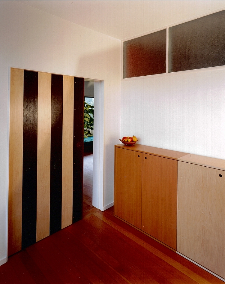  wengé/ahorn gestreepte schuifdeuren 