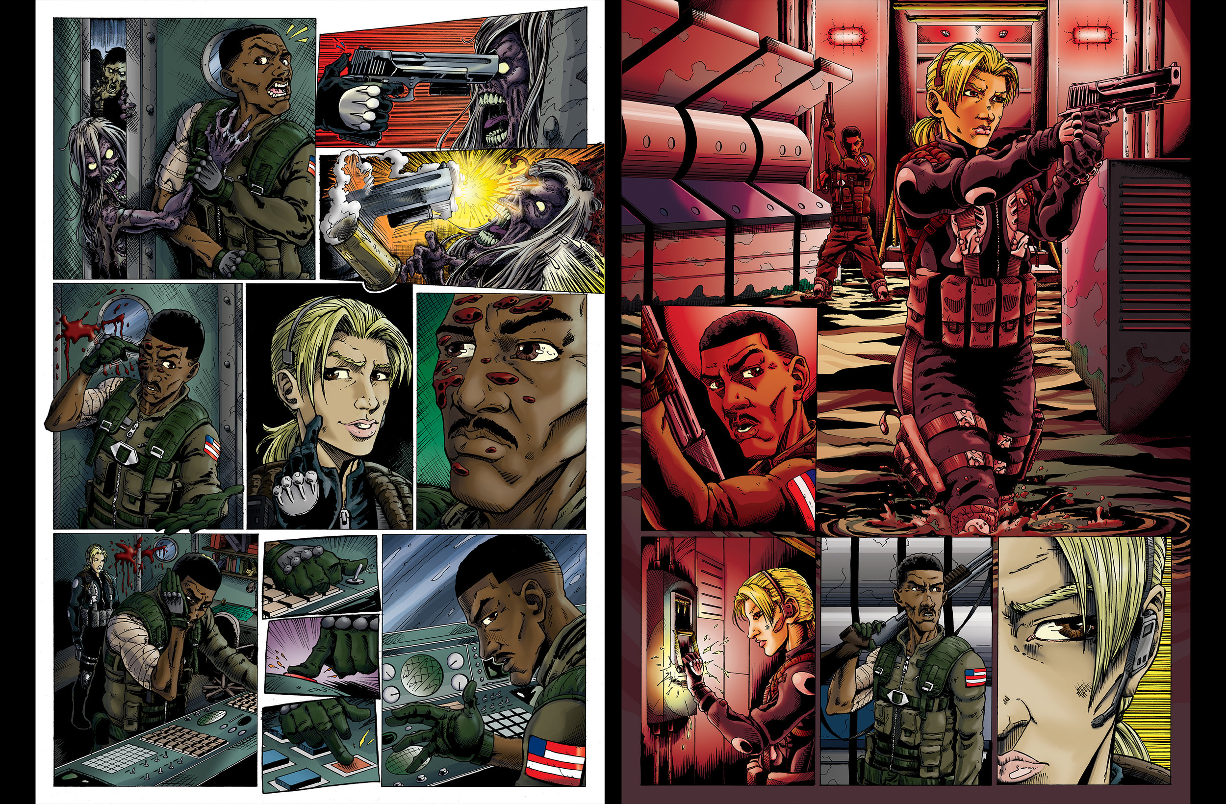 The Exodus Comic WIP - The transition from comic to tabletop is now smoother than ever.