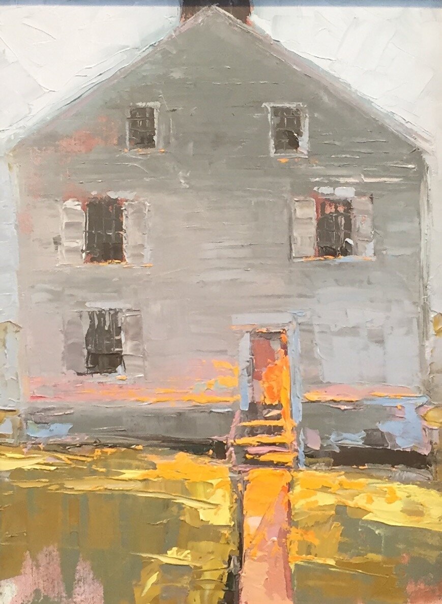 summer, shaker village kentucky, 16x12,oil on canvas on board, $1750.00, weber.jpg