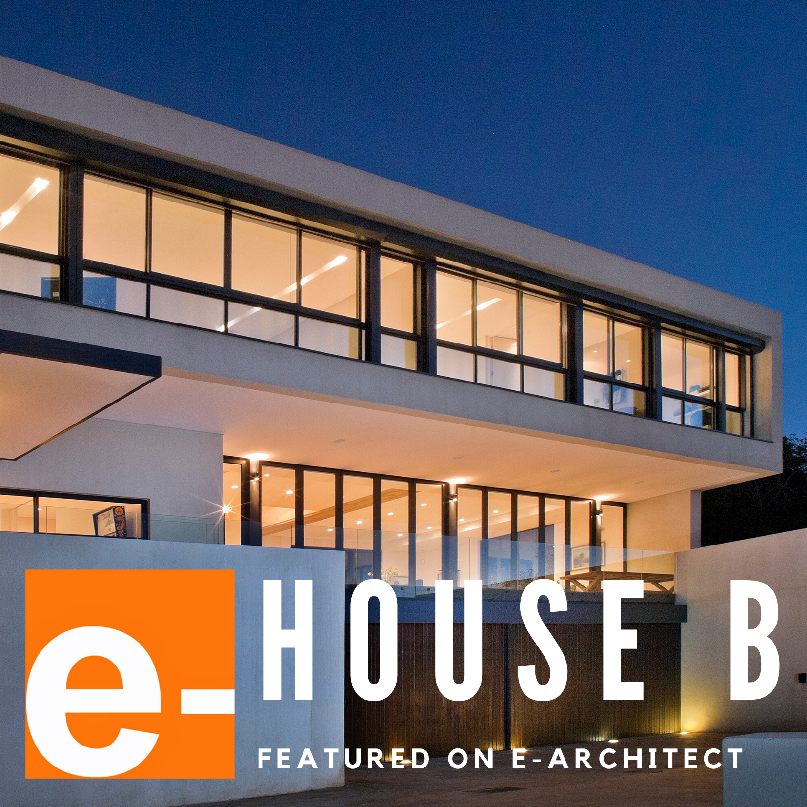 House B, featured on E-Architect