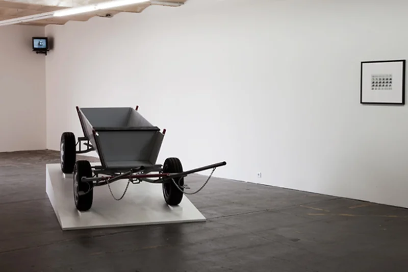 Cart, 2009 object, Preset Adjustments installation view at Plan-B , Berlin