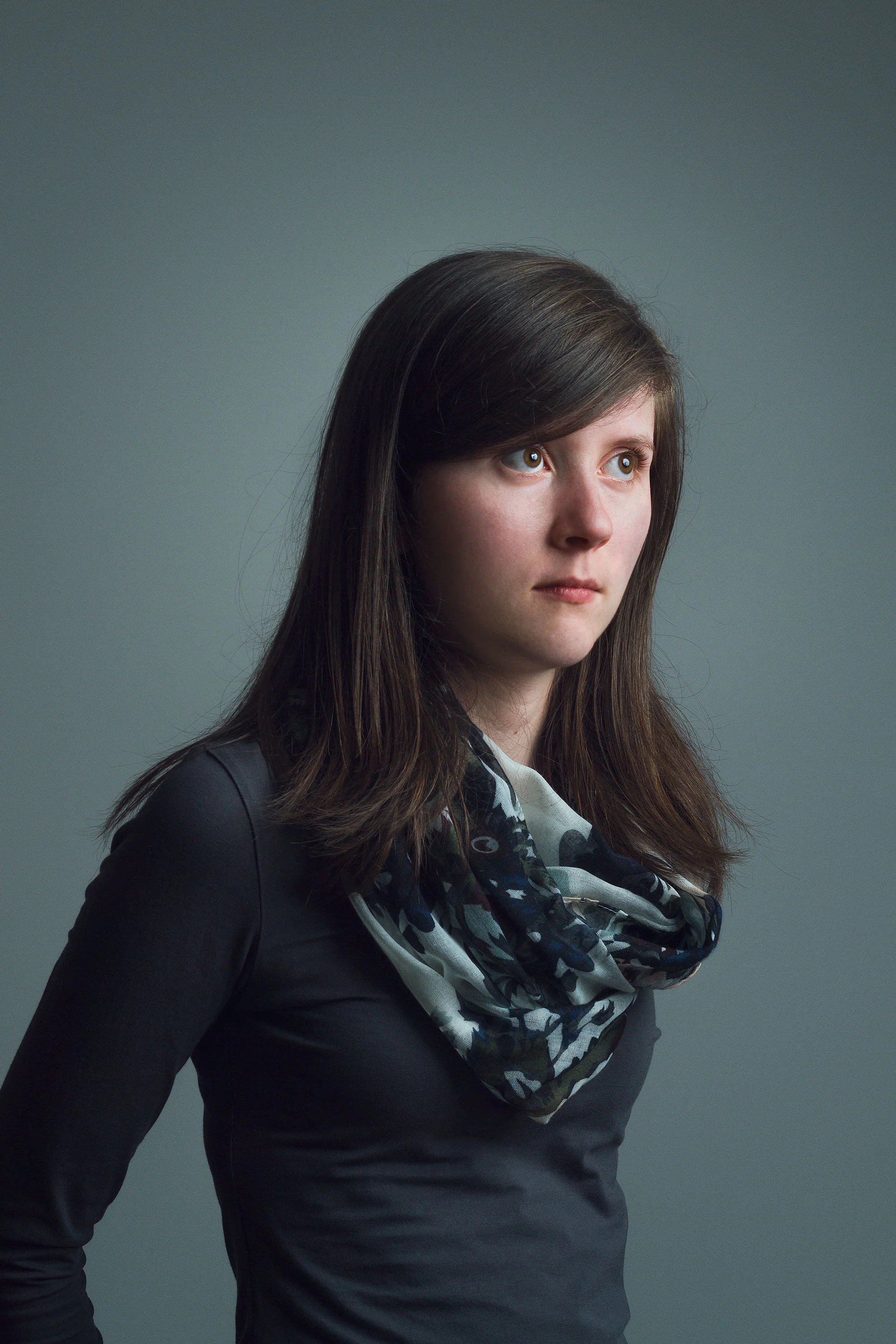 One light portrait