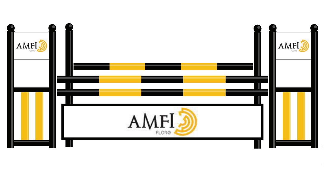 Amfi Florø har kjøpt inn dette flotte sponsor-hinderet! Vi takker så mye for bidraget og ser frem til å ta i bruk dette hinderet!