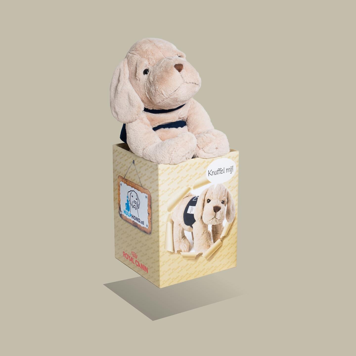 This box always makes us smile! We&rsquo;ve supported @hulphondnl with the production (quite a while ago) for &lsquo;Flip&rsquo; - the lovely plush dog that makes every ❤️ melt.
.
.
#hulphondnederland #hulphond #verpakkingen #plushpackaging #boxes #g