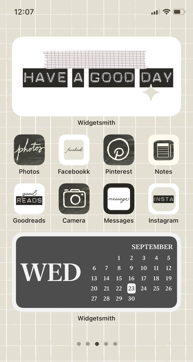Black And White Aesthetic Iphone Ios14 App Icons Dymo Label 42 Widget Covers Kelsey Davis Design Travel Inspiration And Illustration