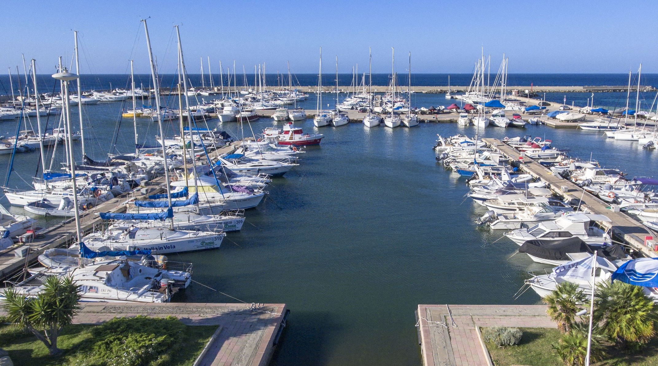 Boats slip at Marina di Capitana