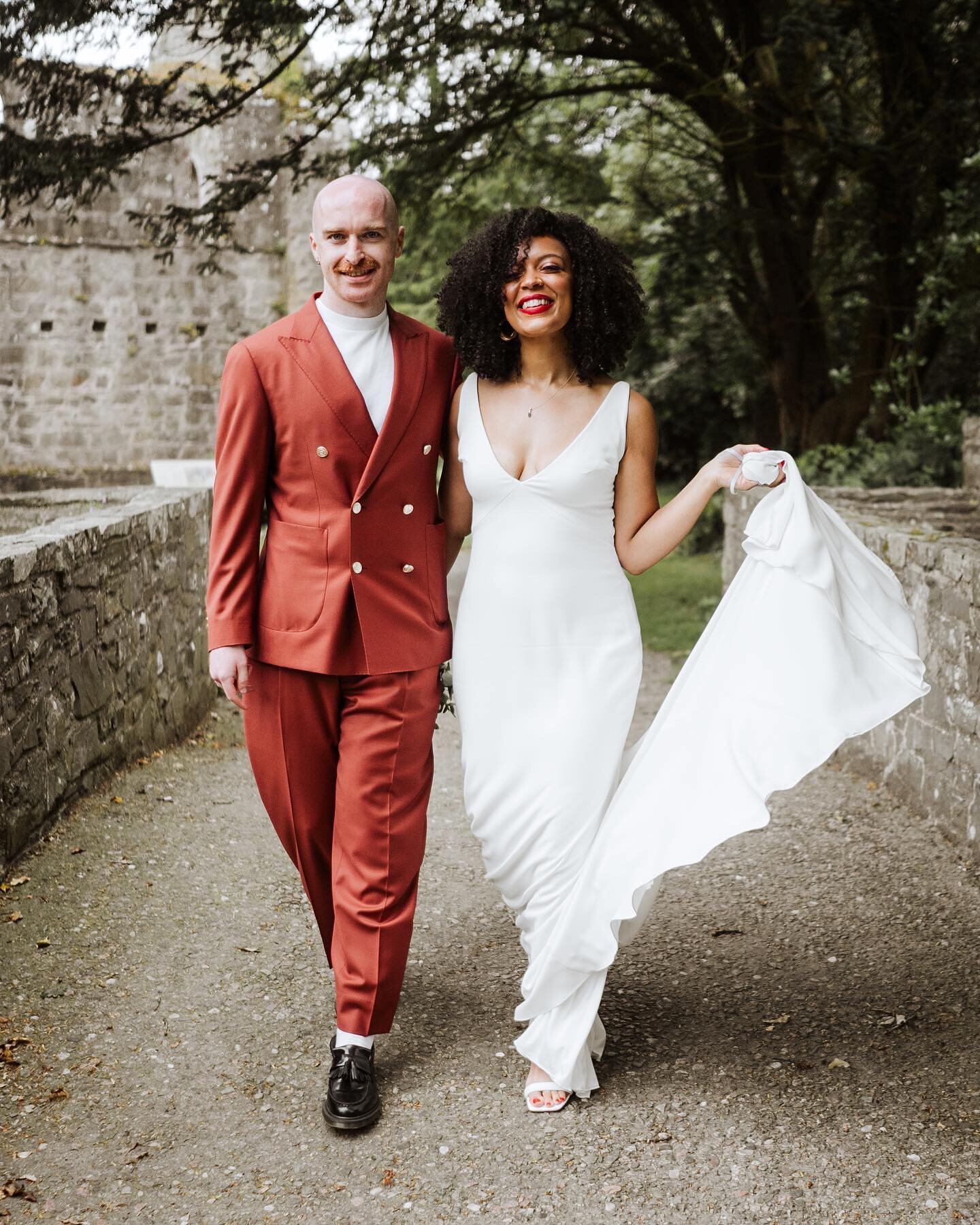 Esther &amp; Liam&rsquo;s wedding was a beautiful mix of traditions from Ireland and Uganda - such a magical celebration of love and culture. &thinsp;
&thinsp;
With an emotional first look at Grey Abbey ruins and a joy-filled ceremony at Orangetree -
