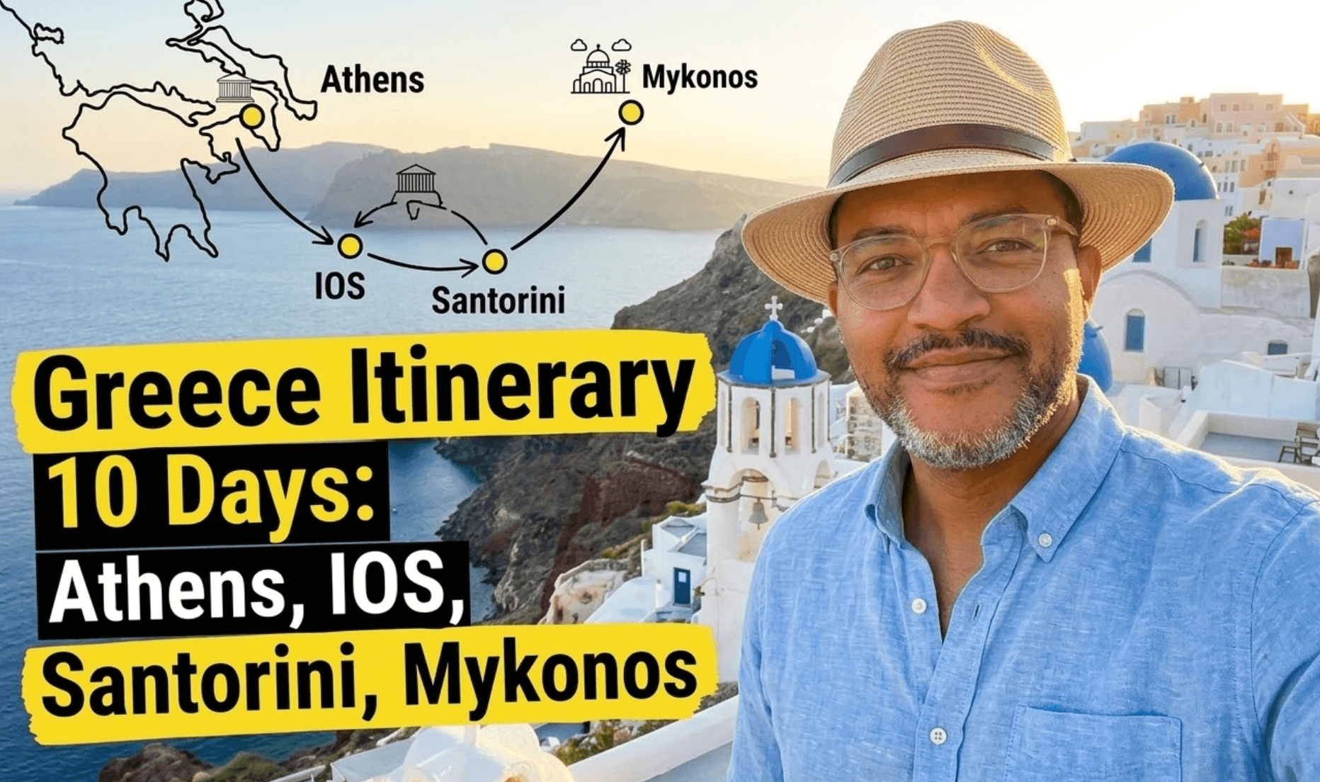 Greece Itinerary 10 Days: Athens, IOS, Santorini, mykonos