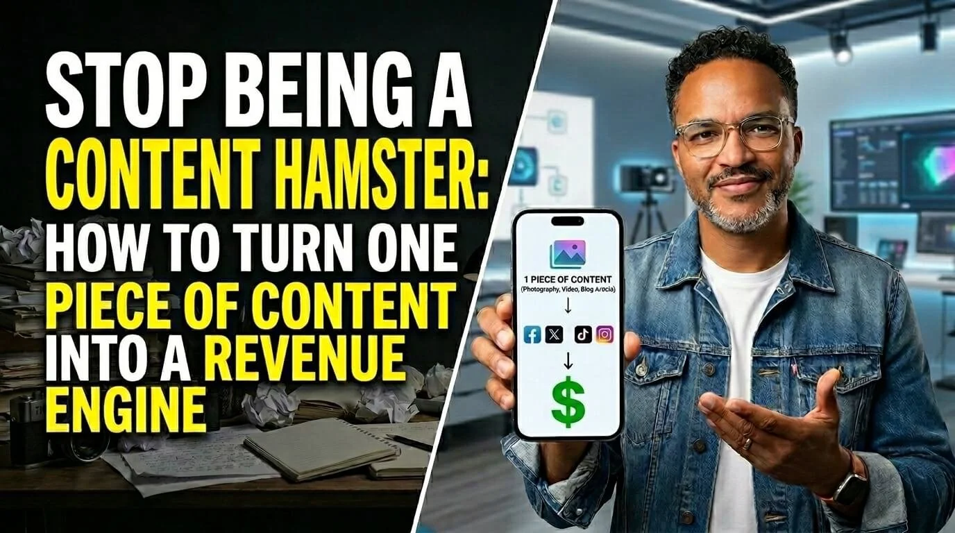 Stop Being a Content Hamster: How to Turn One PIECE OF CONTENT Into a Revenue Engine