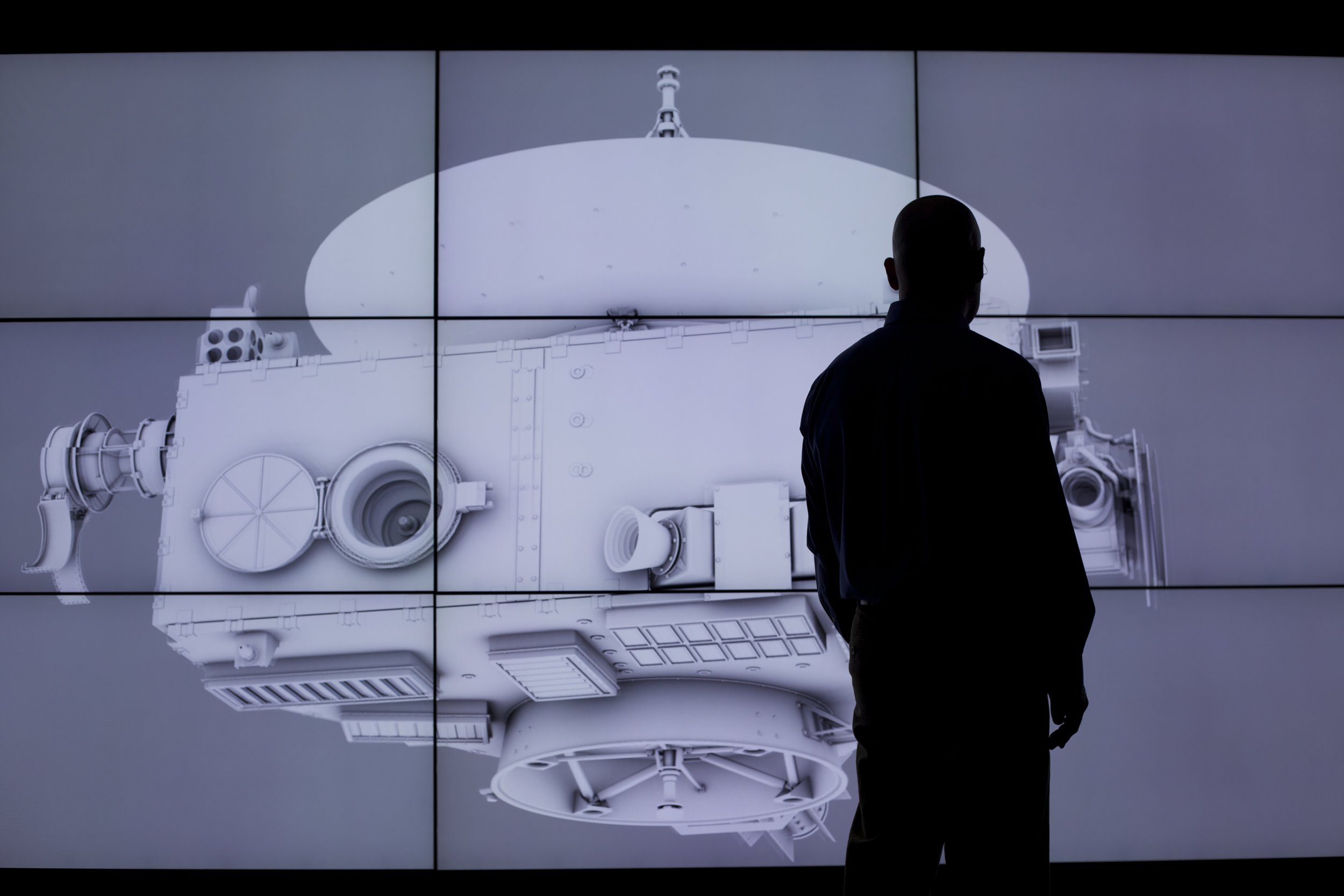Chris Hersman, filming for National Geographic, Johns Hopkins Applied Physics Laboratory, Laurel MD, July 2015