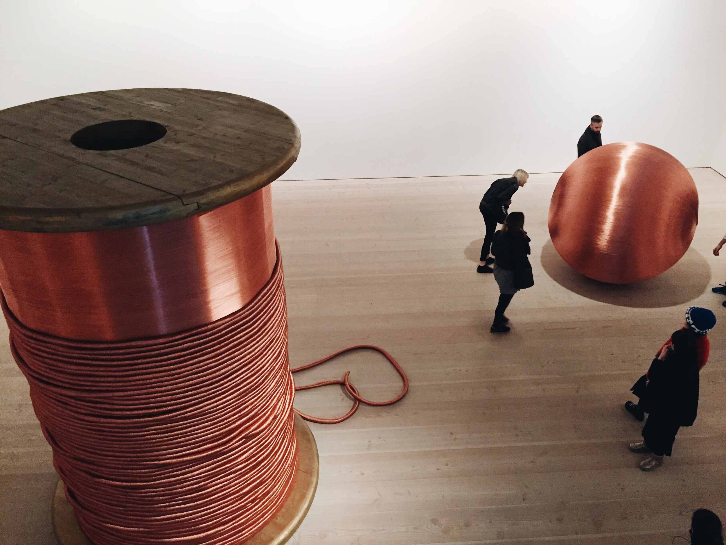 Bound (left) and 181 Kilometers (right) by Alice Anderson