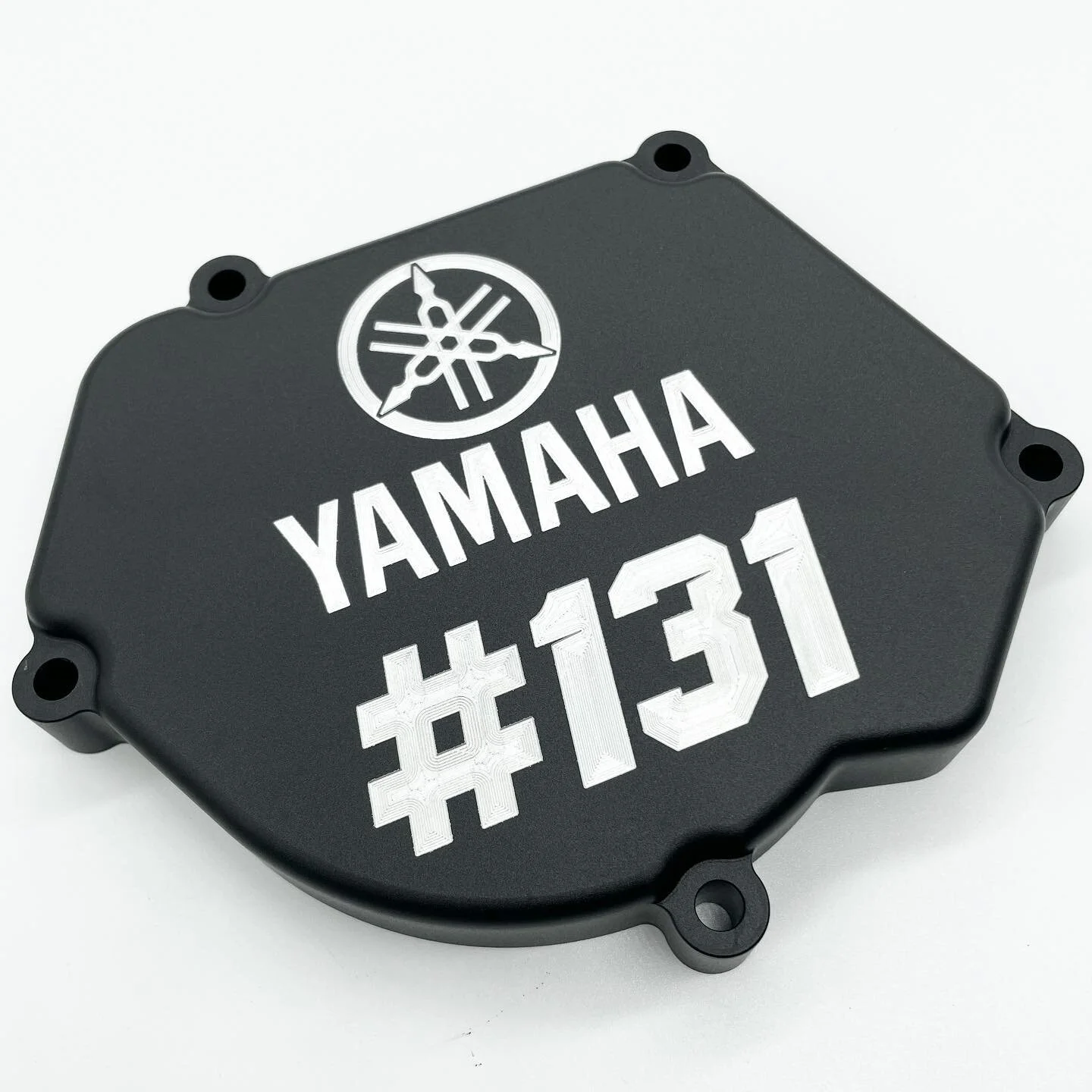 Sold our first YZ250 ignition cover! Get in touch for one of your own&hellip;.. #yamaha #yz250 #131 #custom #clutchcover #cncmachined #billet #aluminium #6061T6 #hardanodised #engraving #motocross #mx #dirtbikelife #offroader #braaapbraaap #homeofcus