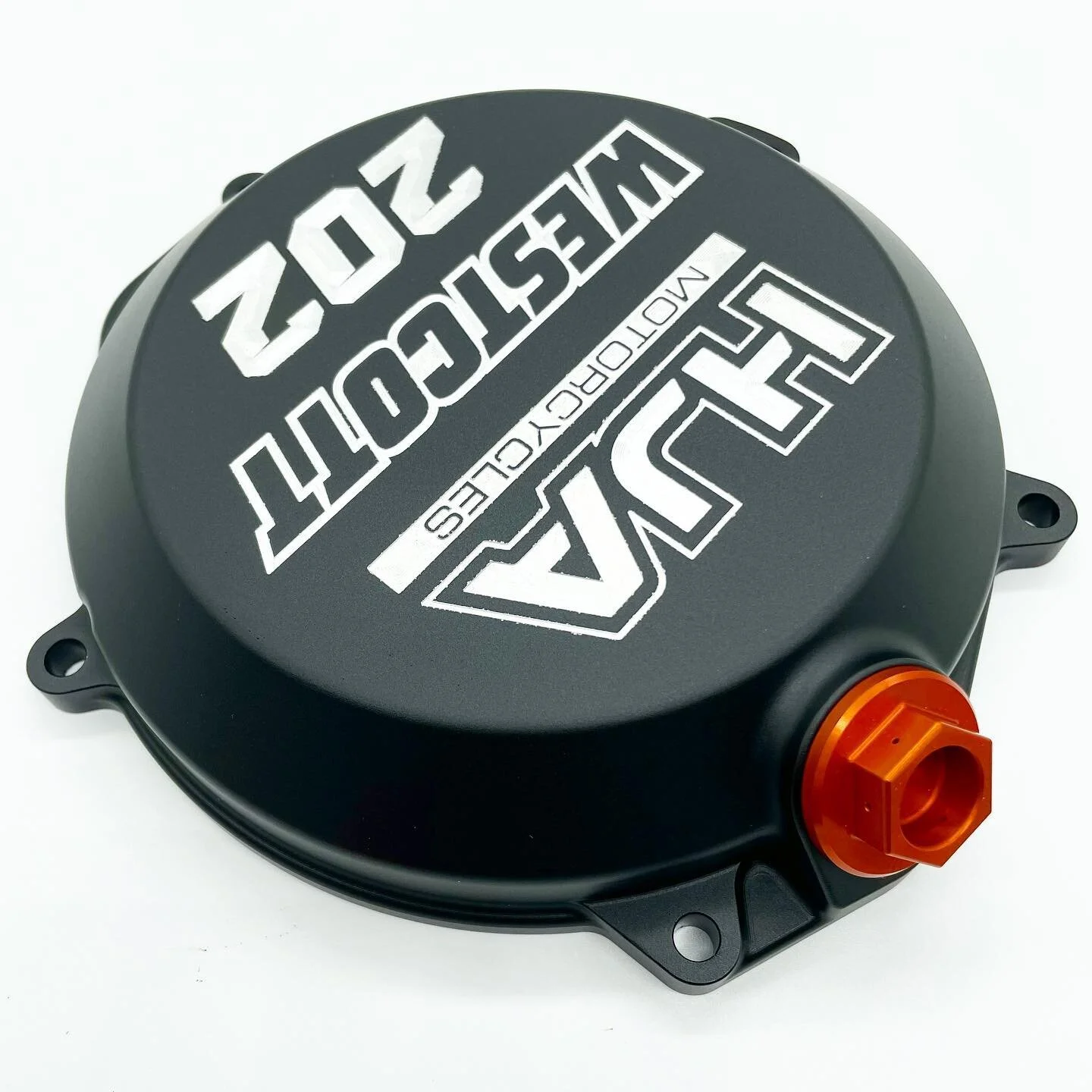 ⭐️ HJA MOTORCYCLES ⭐️ #ktm #250sxf #custom #clutchcover #cncmachined #billet #aluminium #6061T6 #hardanodised #engraving #motocross #mx #dirtbikelife #offroader #braaapbraaap #homeofcustom #bodeenmoto