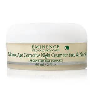EMINENCE MONOI AGE CORRECTIVE CREAM IS GREAT FOR REALLY DRY SKINS. CONTAIN STEM CELLS, REDUCES WRINKLE DEPTH AND LEAVES SKIN SOFT AND DEWY!