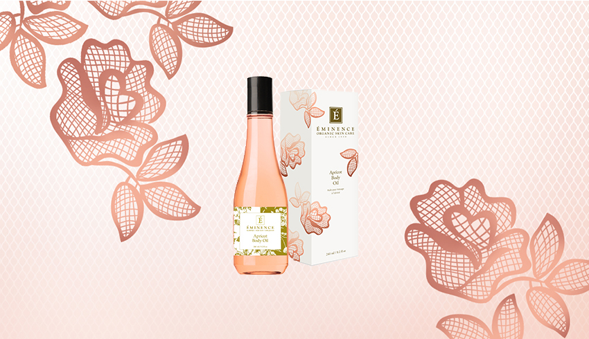 Eminence's luxurious Apricot Body Oil
