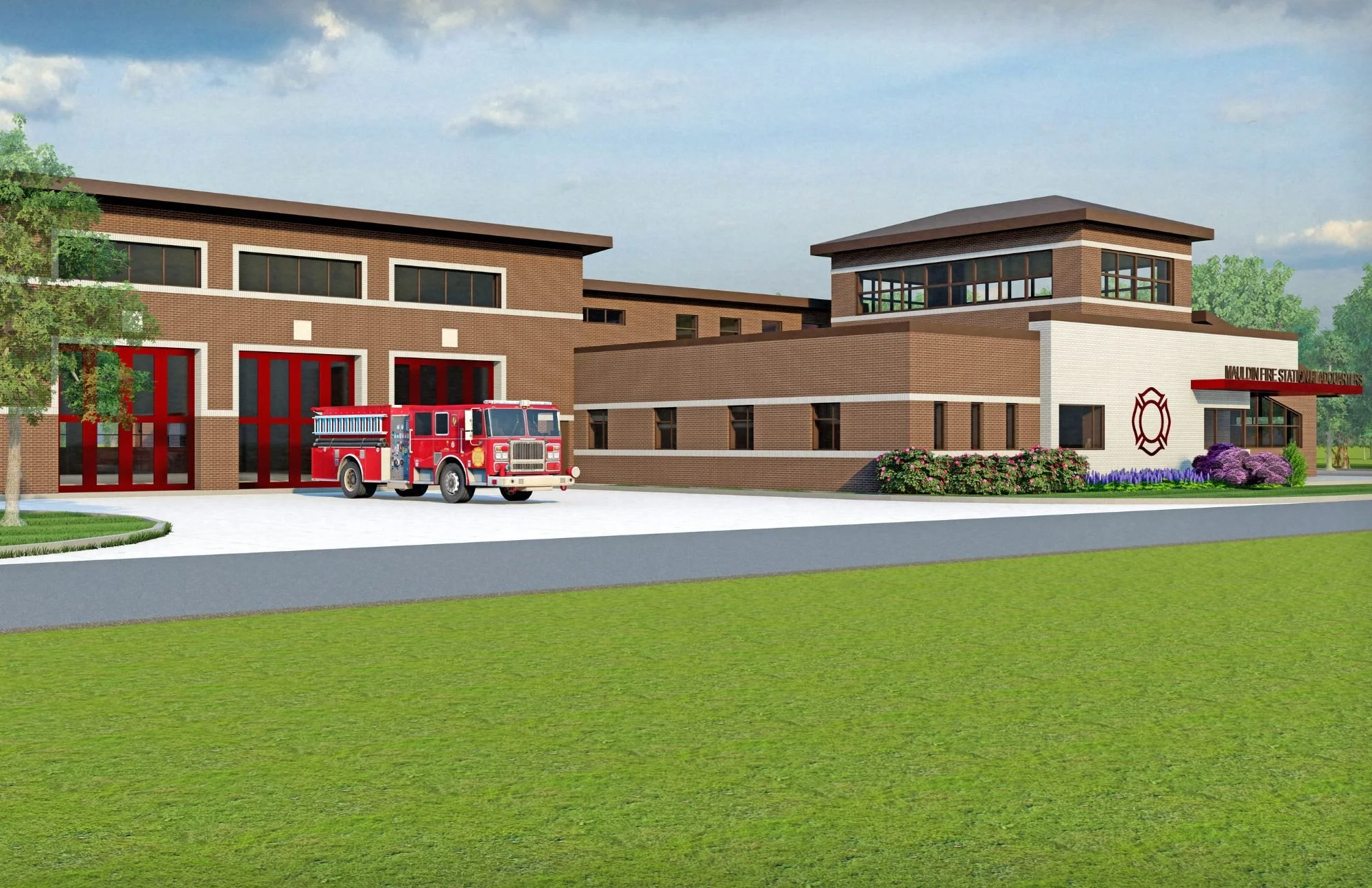 Mauldin Fire Station Headquarters—CloverLeaf Construction