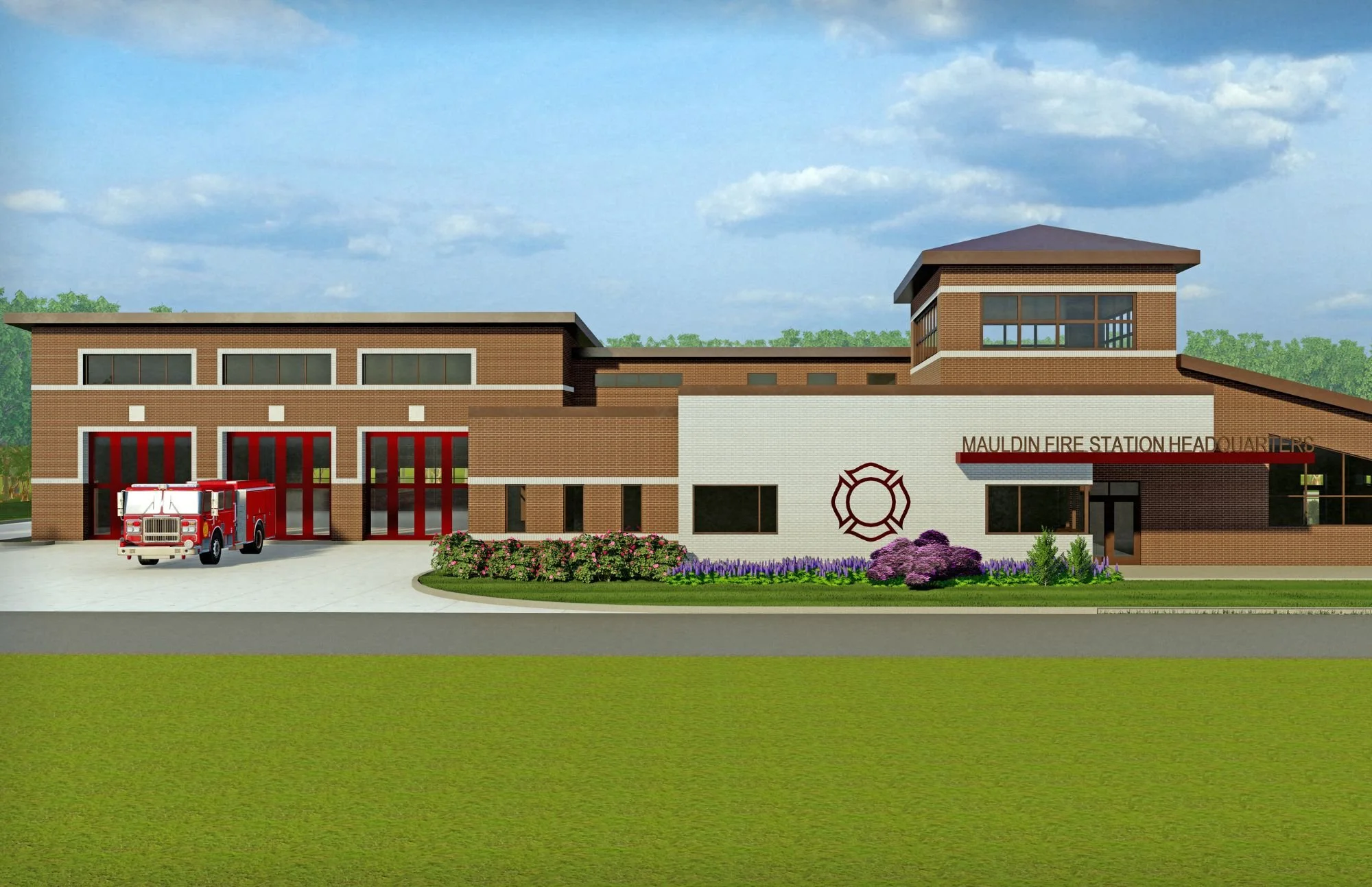 Mauldin Fire Station Headquarters—CloverLeaf Construction