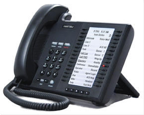 Iwatsu IX-5800 Phone Icon Black IP Business Conference Telephone w// Stand