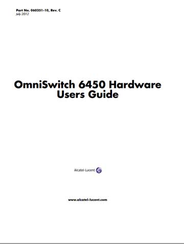 OmniSwitch 6450 
