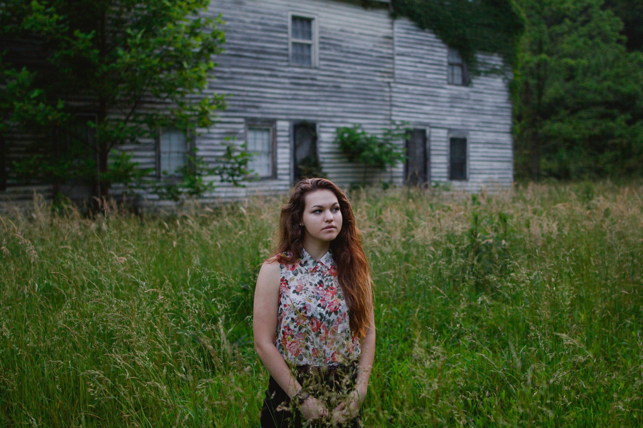 We found this abandoned house on our way out and we both wanted to know when we could move in.