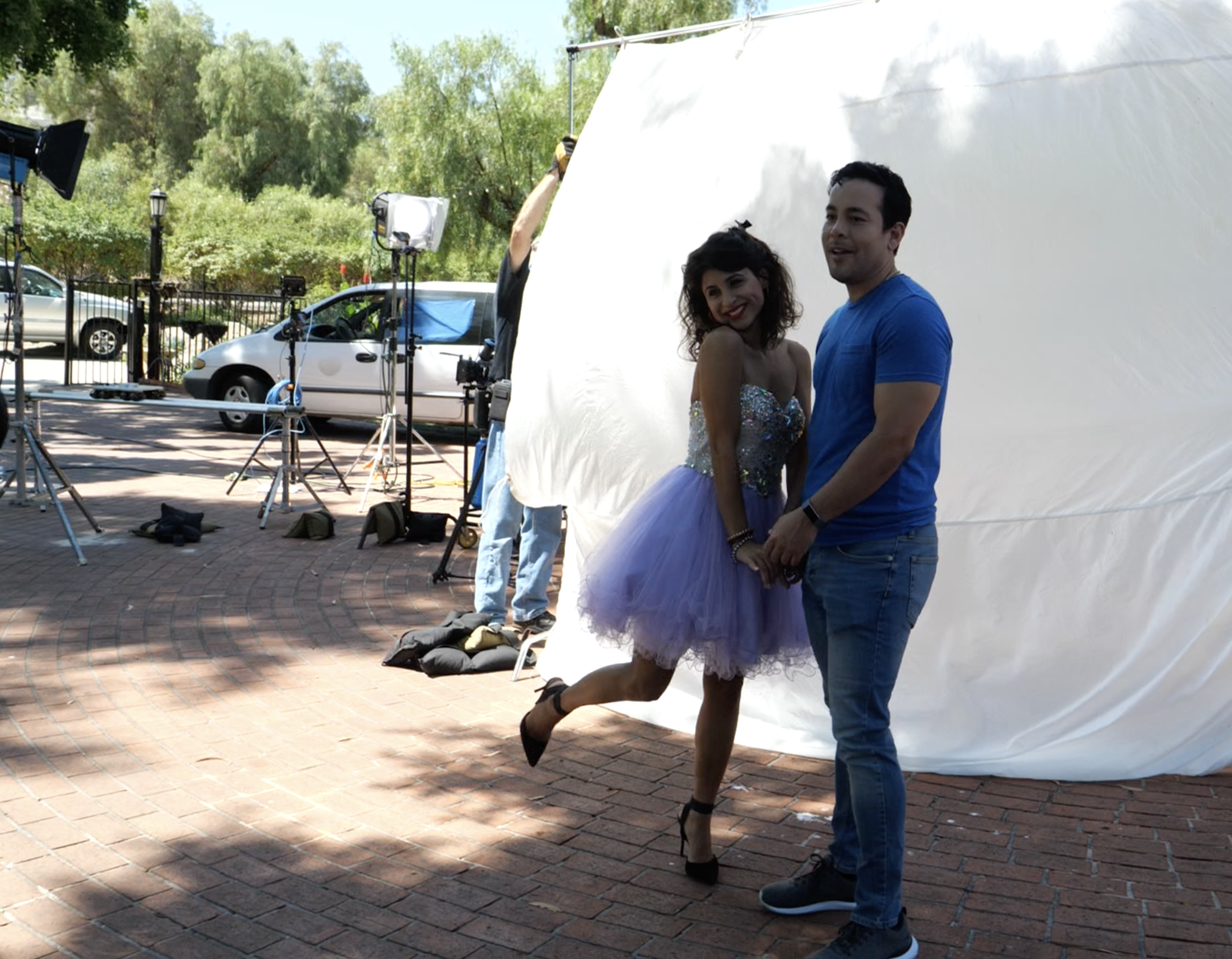 Gabriela Milla and Reko Moreno as the Girl and Boy Couple in Lydia Chlamydia.