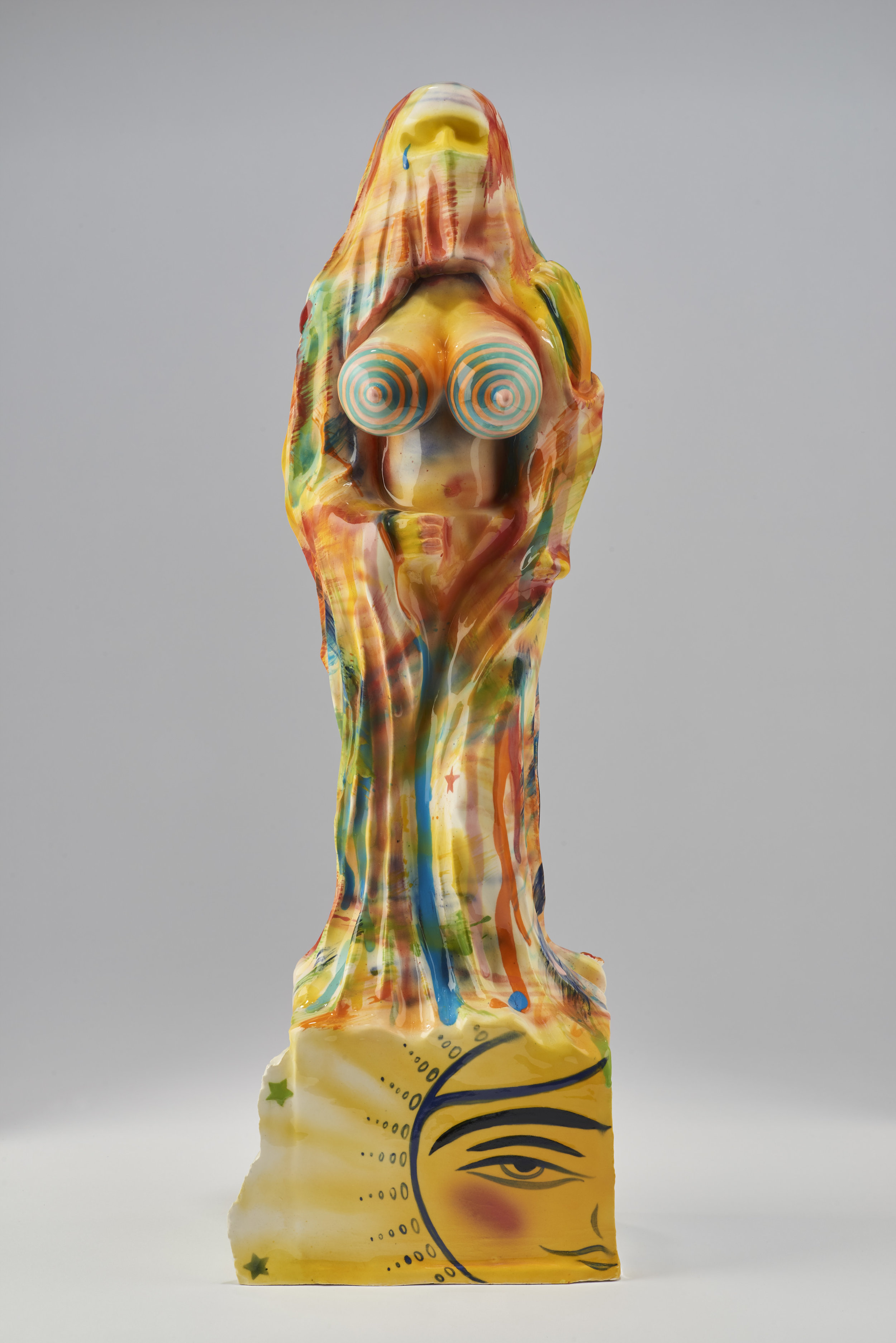 Blasphemy: Tagged 2016 Glazed porcelain 17 x 5 x 5 inches ©Taravat Talepasand 2018