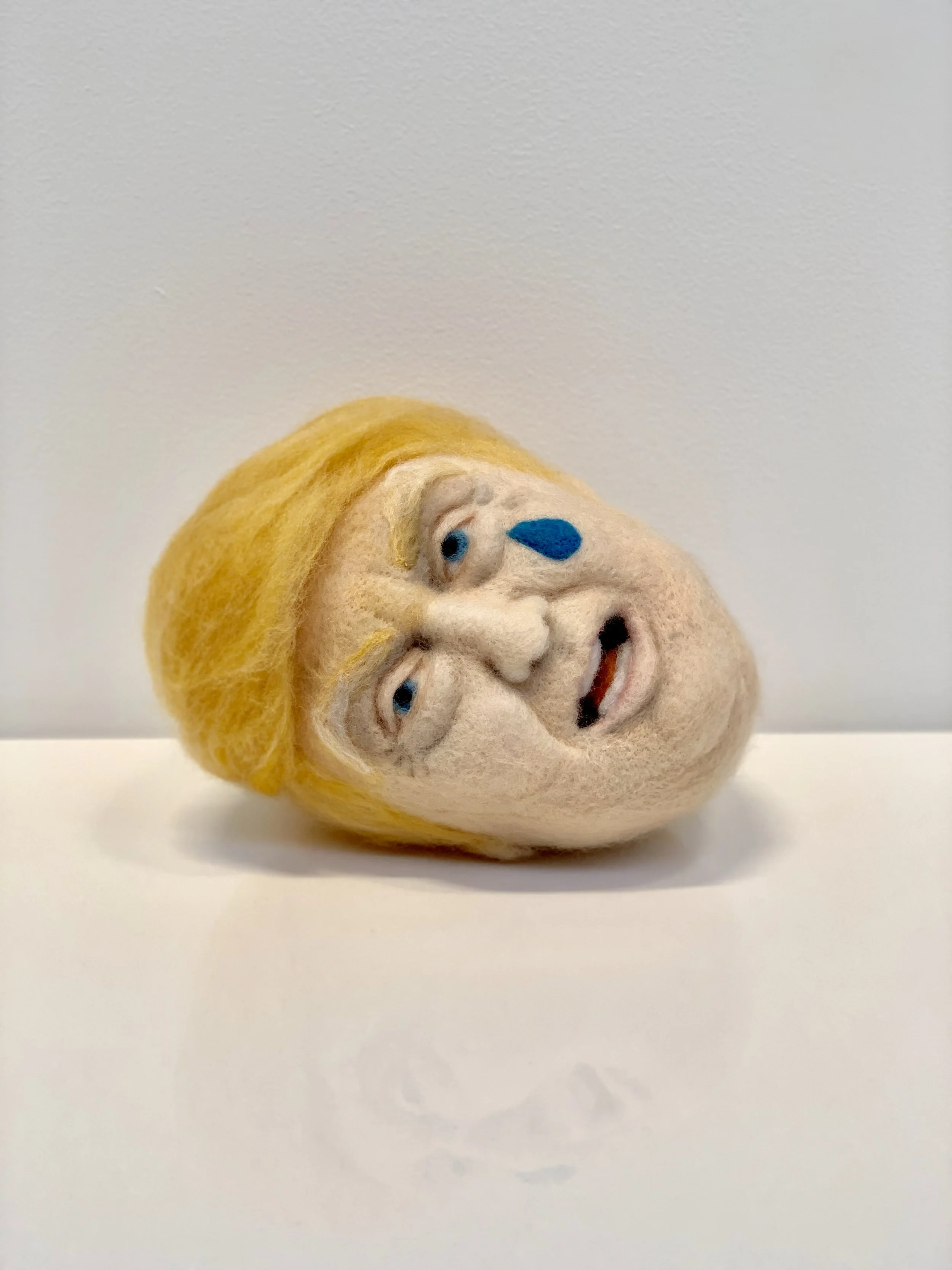 Trump (Made in Iran) 2019 Wool felt 9 x 5 x 5 inches ©Taravat Talepasand 2019