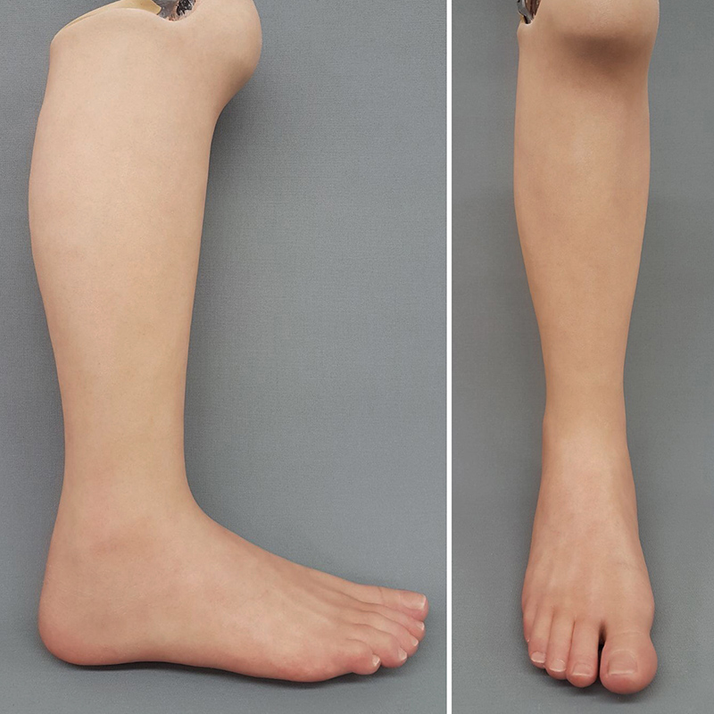 realistic prosthetic leg