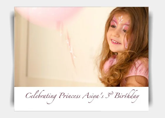    Ask Us About Our Famous Designed Birthday&nbsp;Photo Albums!   