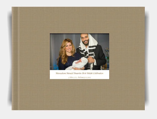    Ask us About Our Famous Custom Designed Brit Milah Photo Albums!   