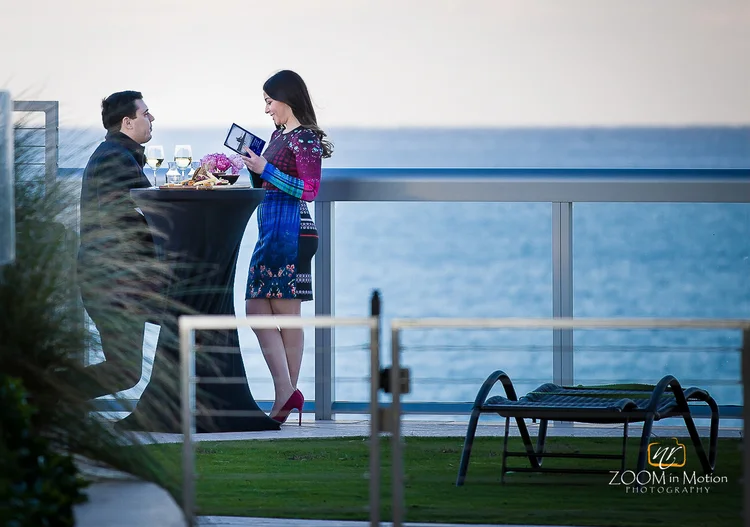 "When I was planning my surprise proposal, I knew that capturing the moment was one of the most important parts of it. Being from out of town, I wasn’t sure who or where to being with. Luckily, my point of contact at the Carillon Hotel & Spa recommended Marius. The day finally arrived, focused on making sure everything was just right and perfect, I asked the question that we say to that special person in our life. Soon after, my fiancée and I found ourselves on this emotional high, cocktail in hand, and beach in our horizon. It was then that Marius appeared for the first time. Concealing himself through the whole act. In capturing our moment, he was able to photograph us in our most natural movements. Marius was very professional, courteous, and compassionate, and after receiving the photos, that he wasn’t just taking a picture, but capturing a memory. His focus and execution is some of the best I’ve seen and it all came from this underlying feeling that he looked at our engagement as if it was his own. That level of understanding is what brought out the artistic elements within the images. If you need someone to capture that special moment in your life, no matter what it is, you need to get in touch with Marius, he will capture something that you didn’t know existed." -Onur B., Washington DC