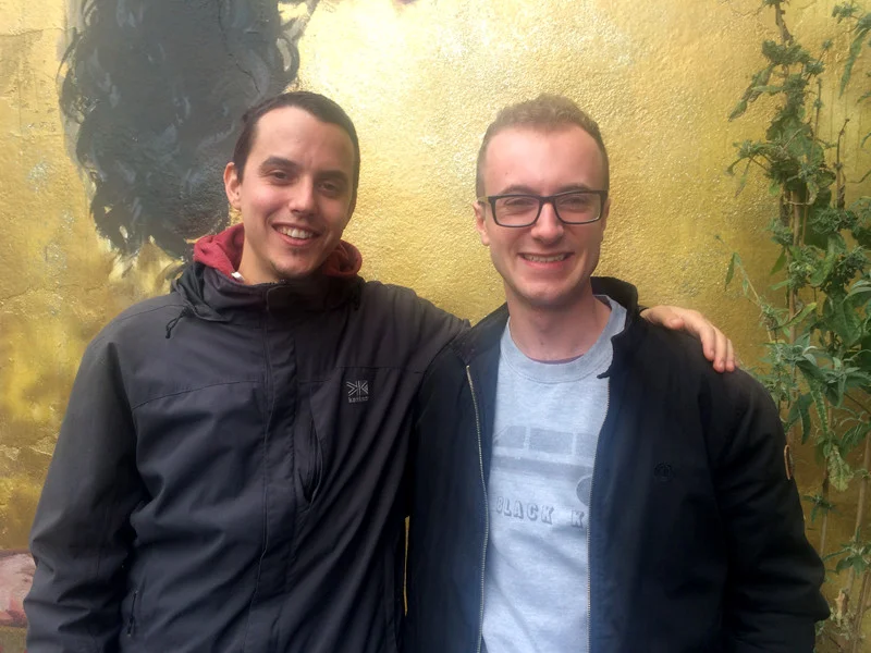 left to right: Dani Tinez, Jay Carter-Coles