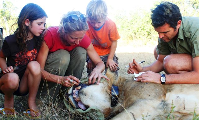 Alayne Oriol-Cotterill and family, Laikipia, Kenya