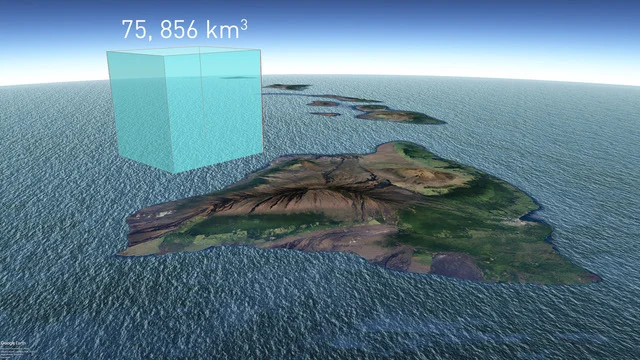 Could rocks falling into the oceans cause sea levels to rise?