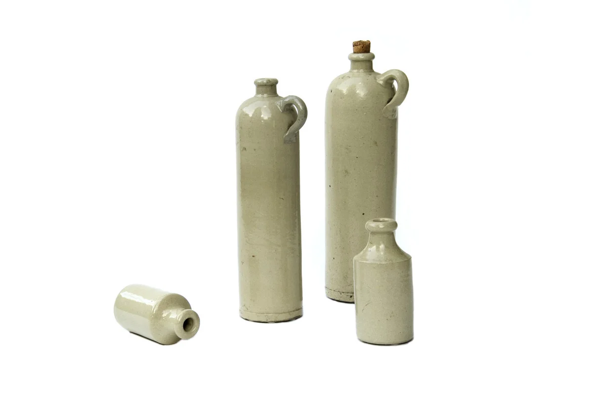 French Antique Vinegar Containers