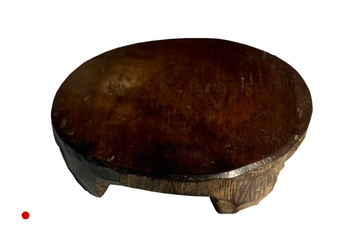 Antique Chapati Boards with Footed Detail