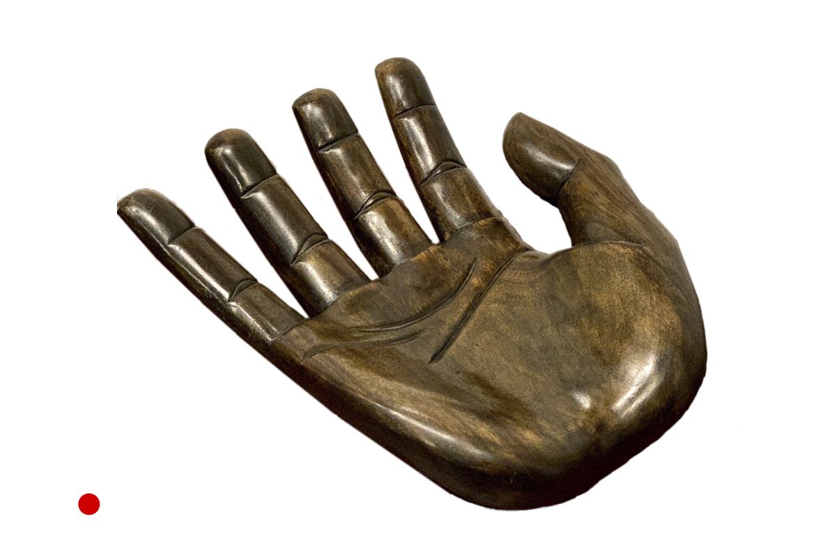 BECKONING HAND OF HARDWOOD