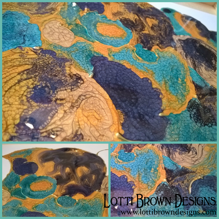 Fantasy Prisme special effect paint makes honeycomb shapes as it dries