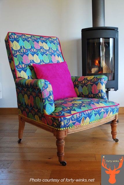 Upholstered by Rebecca at forty-winks.net